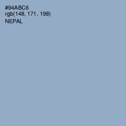 #94ABC6 - Nepal Color Image