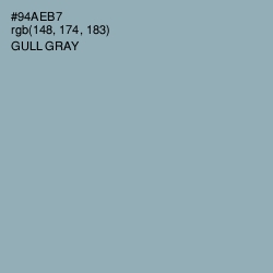 #94AEB7 - Gull Gray Color Image