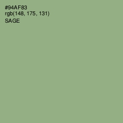 #94AF83 - Sage Color Image