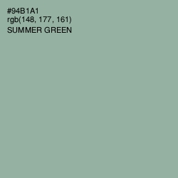 #94B1A1 - Summer Green Color Image