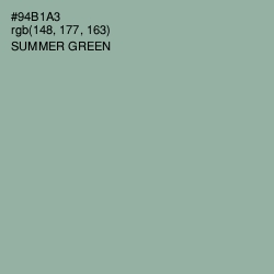 #94B1A3 - Summer Green Color Image