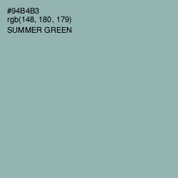 #94B4B3 - Summer Green Color Image