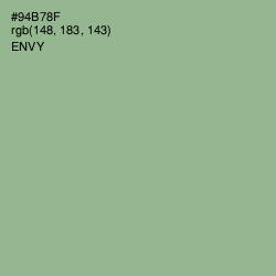 #94B78F - Envy Color Image