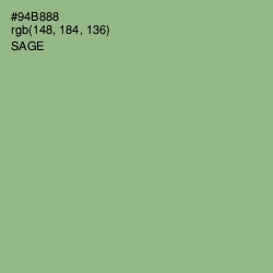 #94B888 - Sage Color Image