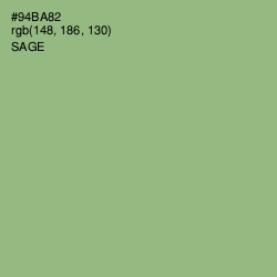 #94BA82 - Sage Color Image