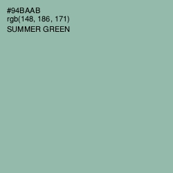 #94BAAB - Summer Green Color Image