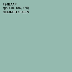 #94BAAF - Summer Green Color Image