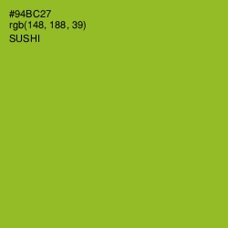#94BC27 - Sushi Color Image