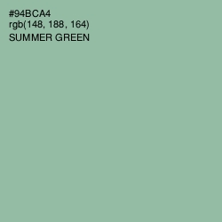 #94BCA4 - Summer Green Color Image