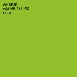 #94BF2D - Sushi Color Image