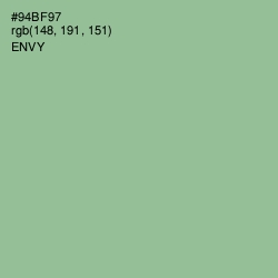 #94BF97 - Envy Color Image