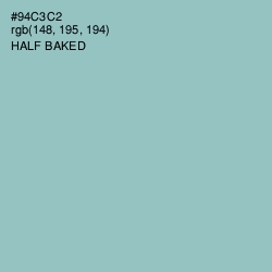 #94C3C2 - Half Baked Color Image