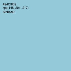 #94C9D9 - Sinbad Color Image