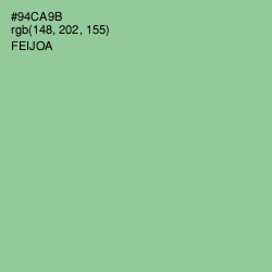 #94CA9B - Feijoa Color Image