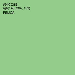 #94CC8B - Feijoa Color Image