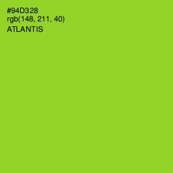 #94D328 - Atlantis Color Image