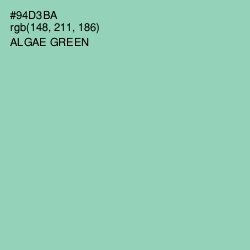 #94D3BA - Algae Green Color Image