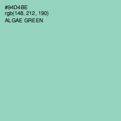 #94D4BE - Algae Green Color Image