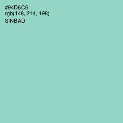 #94D6C6 - Sinbad Color Image