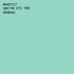 #94D7C7 - Sinbad Color Image