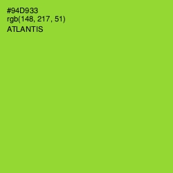 #94D933 - Atlantis Color Image