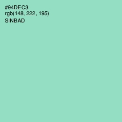 #94DEC3 - Sinbad Color Image