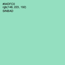 #94DFC0 - Sinbad Color Image