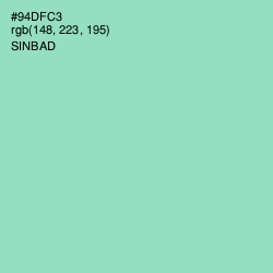 #94DFC3 - Sinbad Color Image