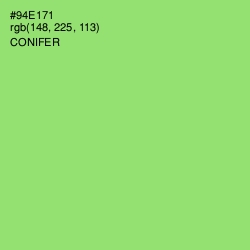 #94E171 - Conifer Color Image