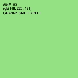 #94E183 - Granny Smith Apple Color Image