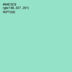 #94E3C9 - Riptide Color Image