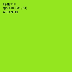 #94E71F - Atlantis Color Image
