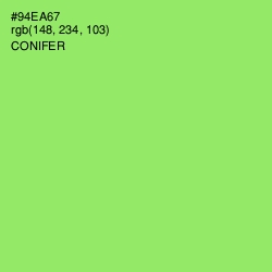 #94EA67 - Conifer Color Image