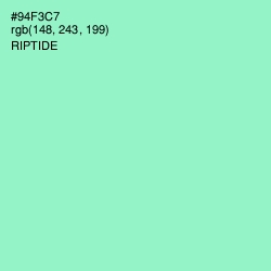 #94F3C7 - Riptide Color Image