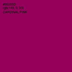 #95005D - Cardinal Pink Color Image