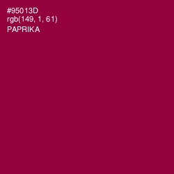 #95013D - Paprika Color Image