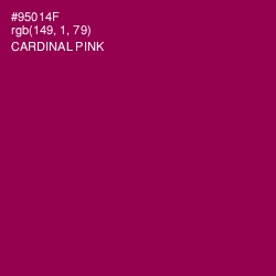 #95014F - Cardinal Pink Color Image