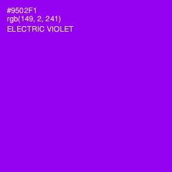 #9502F1 - Electric Violet Color Image