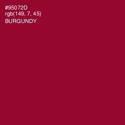 #95072D - Burgundy Color Image