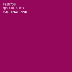 #95075B - Cardinal Pink Color Image