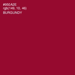 #950A2E - Burgundy Color Image