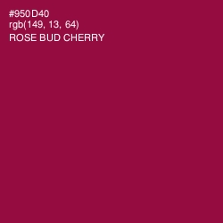 #950D40 - Rose Bud Cherry Color Image