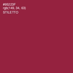 #95223F - Stiletto Color Image