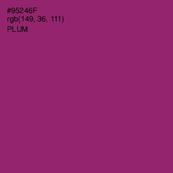 #95246F - Plum Color Image