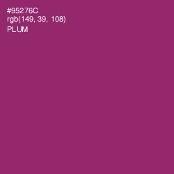 #95276C - Plum Color Image