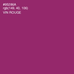 #95286A - Vin Rouge Color Image
