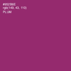 #952B6E - Plum Color Image