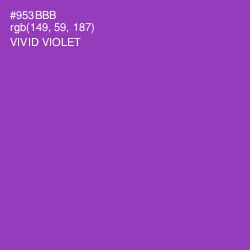#953BBB - Vivid Violet Color Image