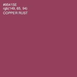 #95415E - Copper Rust Color Image