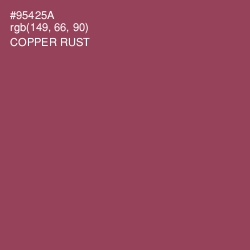 #95425A - Copper Rust Color Image